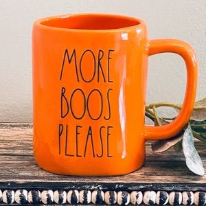 Rae Dunn MORE BOOS PLEASE Mug 🧡🧡 NEW